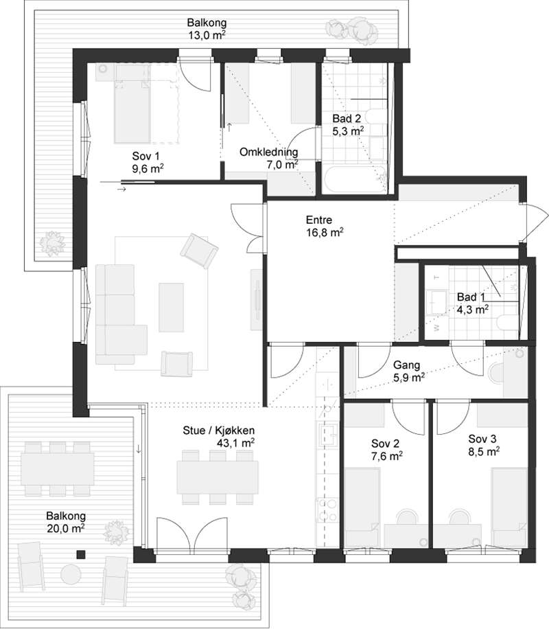 Plantegning 1